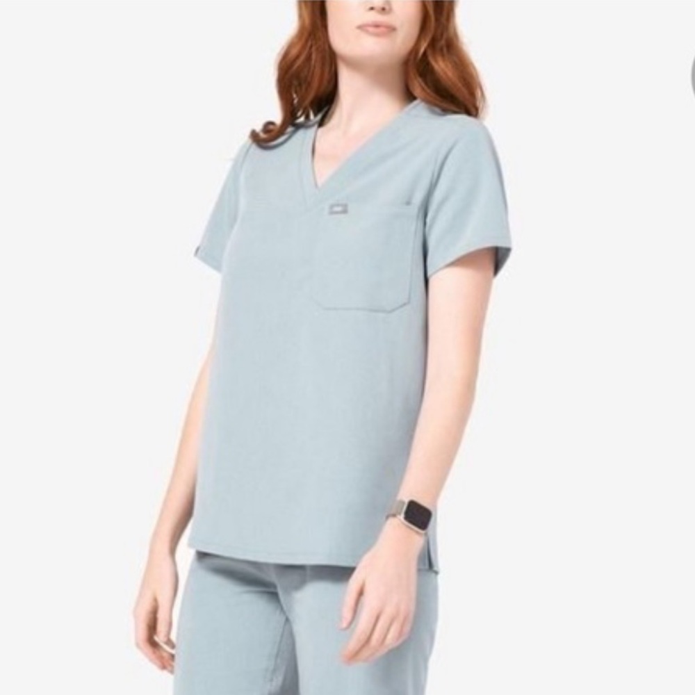 Figs Dusty blue Catarina Top